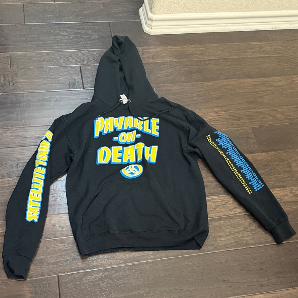 P.O.D. Payable On Death Black Graphic Hoodie